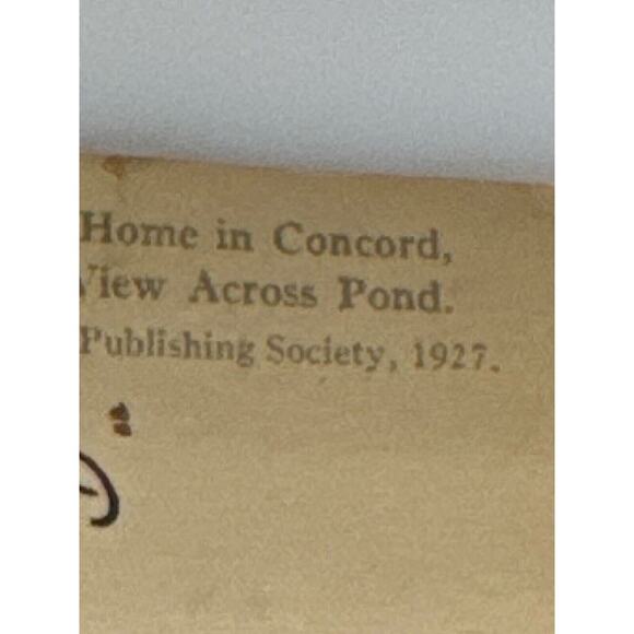 Antique RPPC Postcard 1927 Ephemera Christian Science Pleasant View Concord NH - Picture 6 of 7